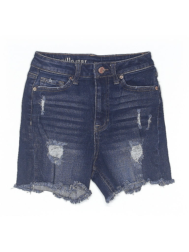 Pre-owned Vanilla Star Kids' Denim Shorts In Blue