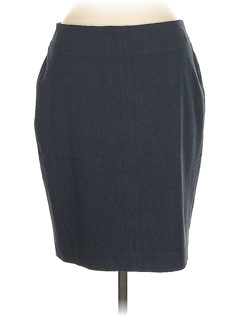 Pre-owned Ann Taylor Loft Formal Skirt In Blue
