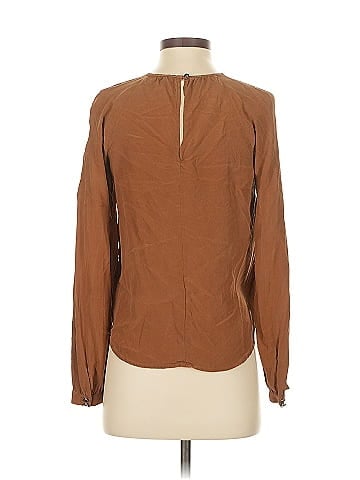 Babaton Long Sleeve Silk Top (view 2)