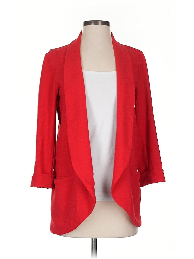 Click to view more detailed imagery on our partner's website Pre-owned Lush Blazer Jacket In Red