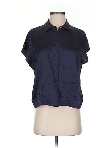 ATM Short Sleeve Silk Top (view 1)
