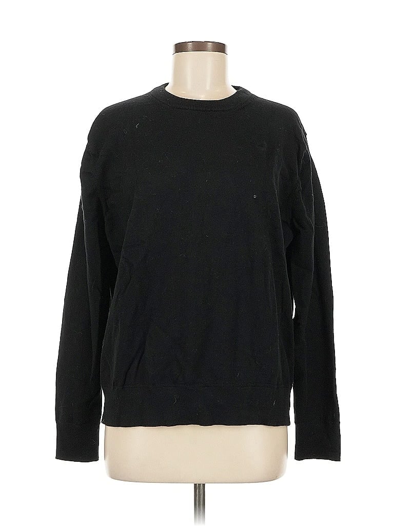 Pre-owned Unbranded Pullover Sweater In Black