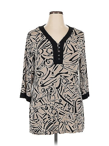 Travelers by Chico's 3/4 Sleeve Blouse (view 1)