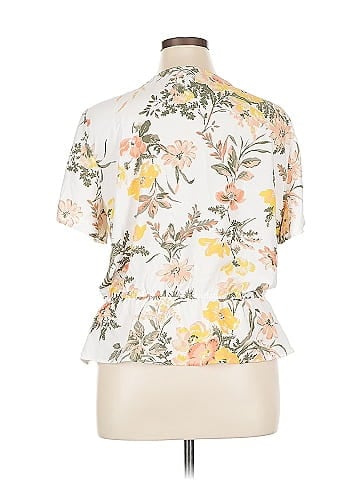 Ann Taylor LOFT Outlet Short Sleeve Blouse (view 2)
