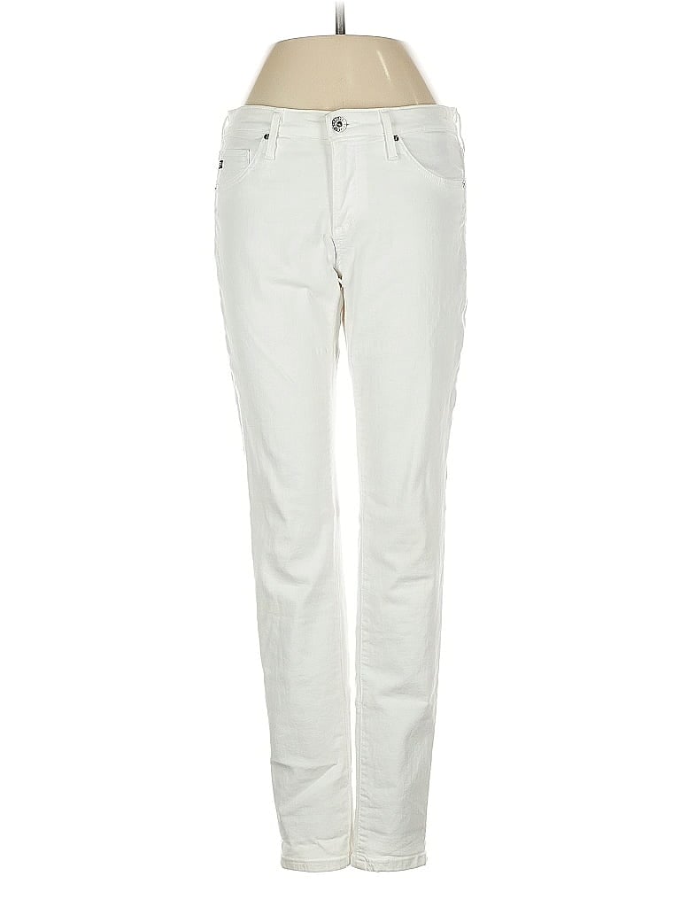 Pre-owned Adriano Goldschmied Jeans In White
