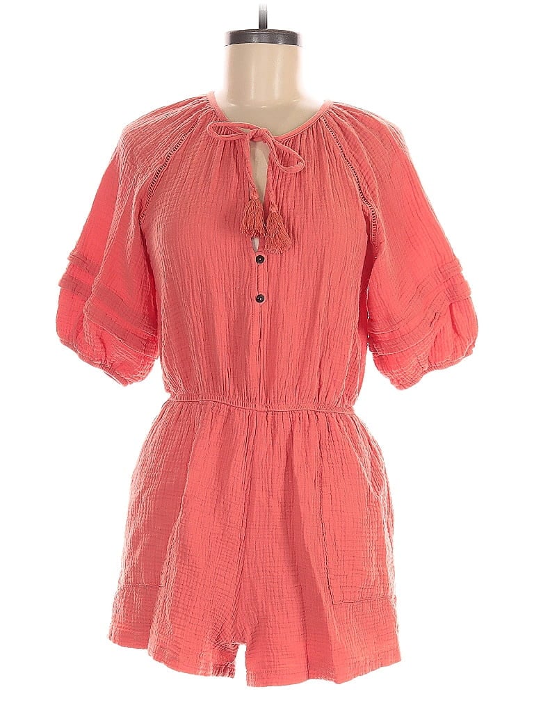 Pre-owned Knox Rose Romper In Red