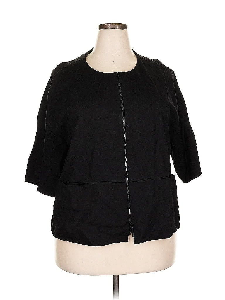 Pre-owned Lafayette 148 Jacket In Black