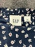 Gap 100% Polyester Blue 3/4 Sleeve Blouse Size XL - photo 7