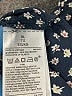 Gap 100% Polyester Blue 3/4 Sleeve Blouse Size XL - photo 8