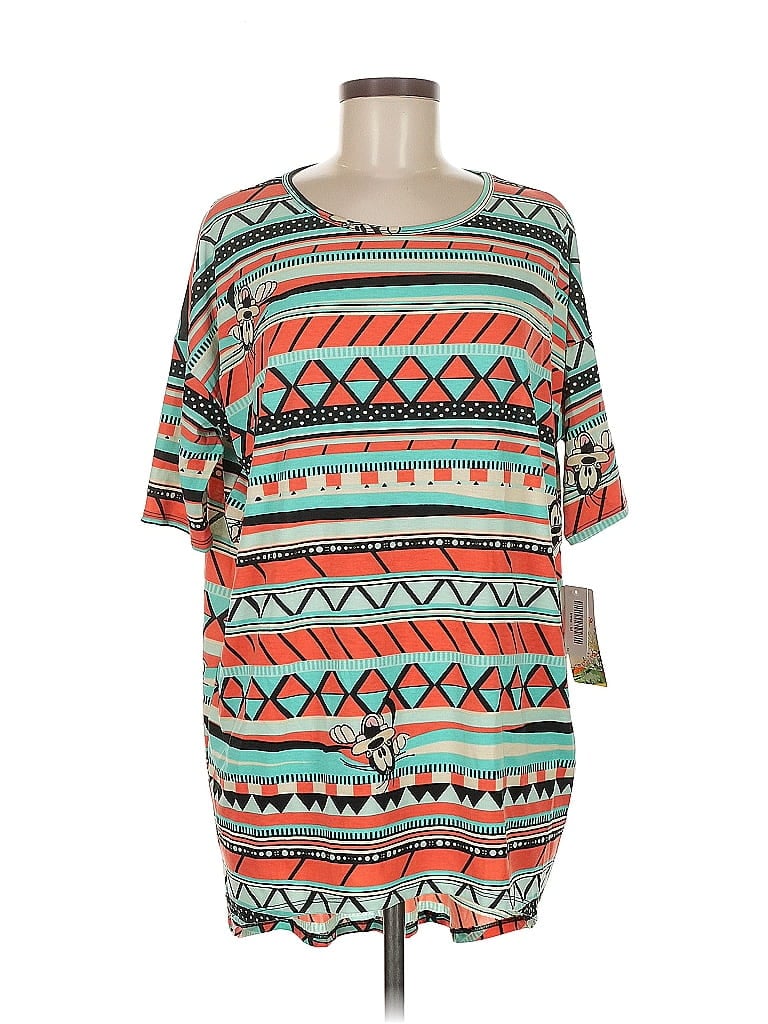 Lularoe 3/4 Sleeve T-shirt In Multi