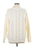Ellemenno 100% Acrylic Ivory Turtleneck Sweater Size L - photo 1