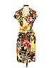 Cache Tropical Yellow Cocktail Dress Size 12 - photo 1