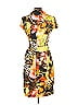 Cache Tropical Yellow Cocktail Dress Size 12 - photo 2