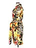Cache Tropical Yellow Cocktail Dress Size 12 - photo 5