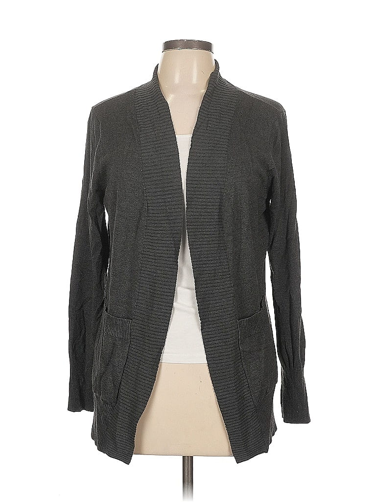 Pre-owned Assorted Brands Cardigan Sweater In Gray