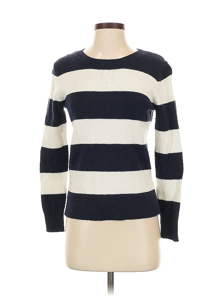 Pre-owned J.crew Factory Store Pullover Sweater In Blue