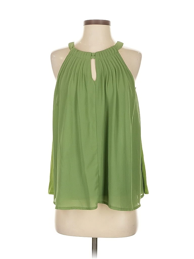 Pre-owned Sunday In Brooklyn Sleeveless Blouse In Green