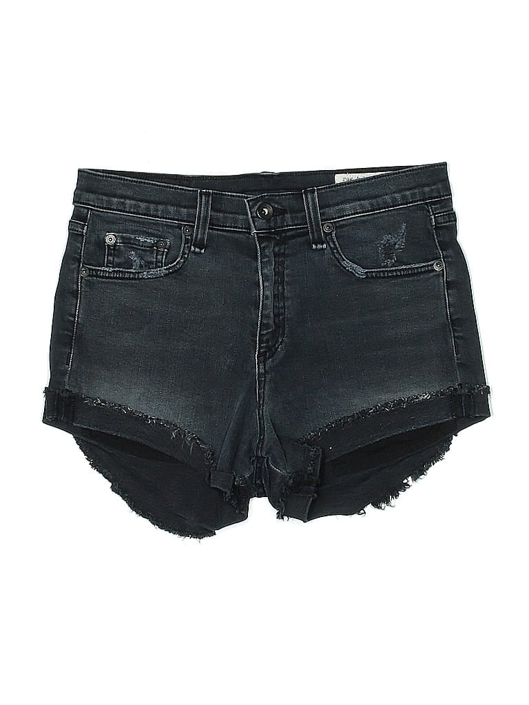 Pre-owned Rag & Bone Denim Shorts In Black