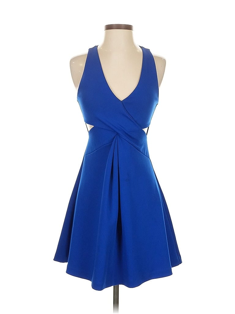 Pre-owned Express Cocktail Dress In Blue