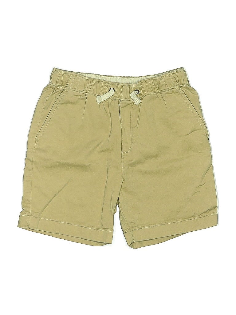 Pre-owned Crewcuts Kids' Khaki Shorts In Brown