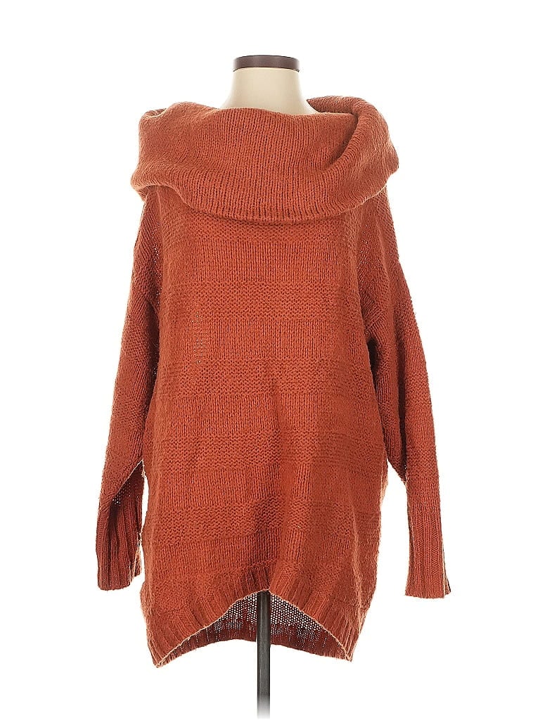 Click to view more detailed imagery on our partner's website Pre-owned Sanctuary Pullover Sweater In Orange