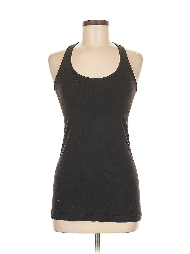 LULULEMON ATHLETICA Pre-owned Tank Top Black Halter Neckline Tops