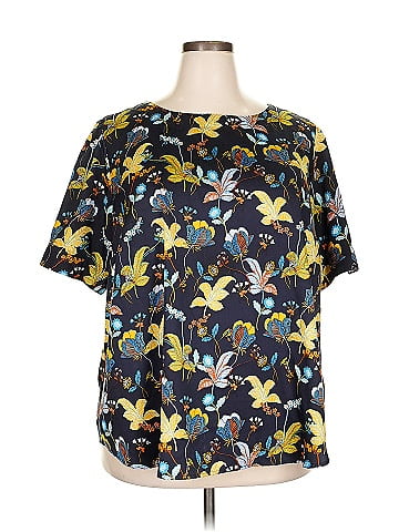 Ann Taylor LOFT Outlet Short Sleeve Blouse (view 1)