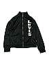 Levi's 100% Polyester Black Zip Up Hoodie Size 7 - photo 1