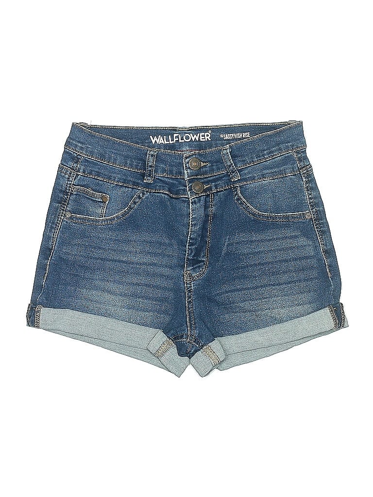Pre-owned Wallflower Kids' Denim Shorts In Blue