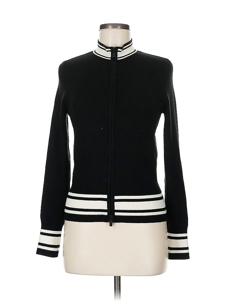 Pre-owned Victoria's Secret Pink Cardigan Sweater In Black