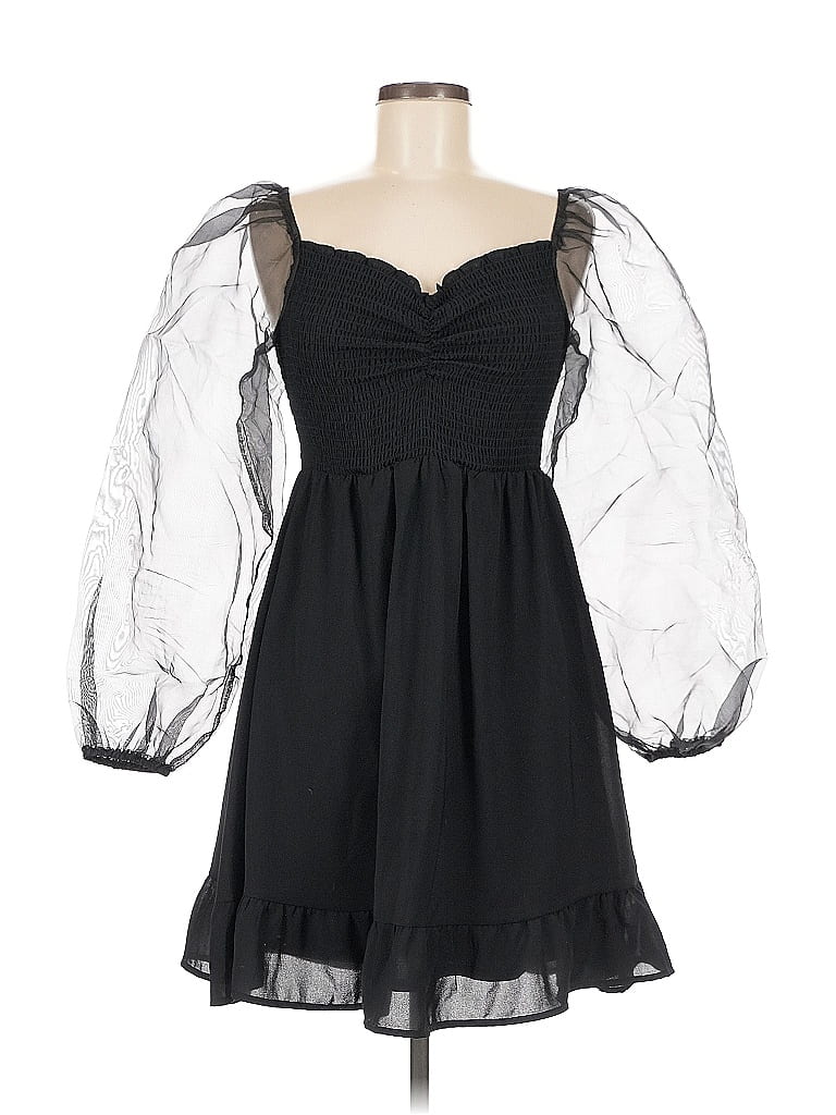 Pre-owned Dress Up Cocktail Dress In Black