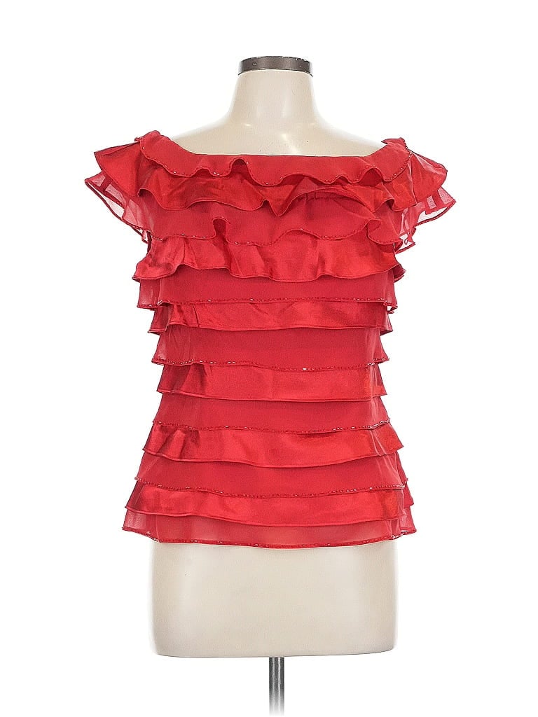 Pre-owned Collection Sleeveless Blouse In Red