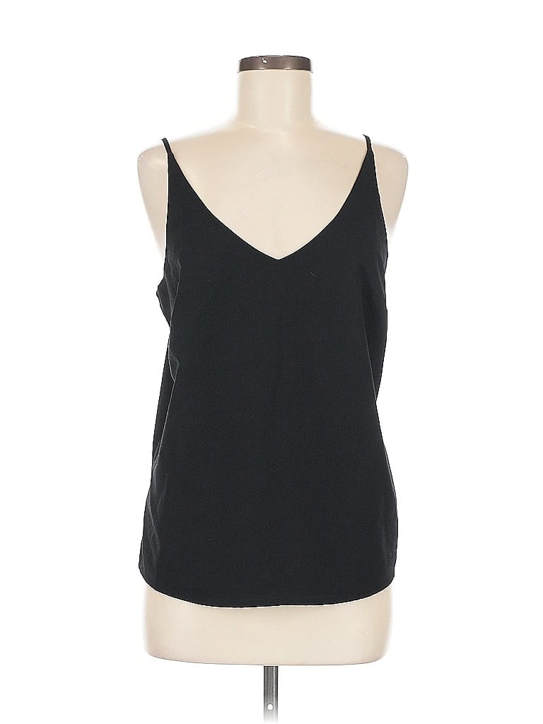 Pre-owned Banana Republic Factory Store Sleeveless Top Black V Neck Tops