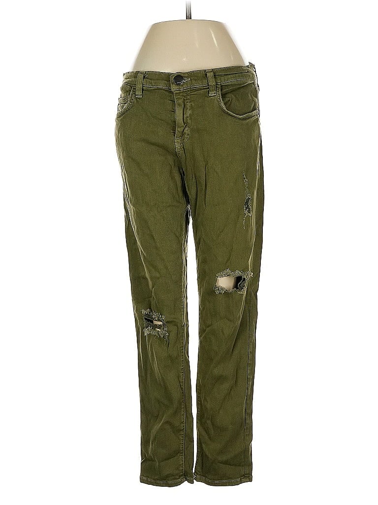 Pre-owned Current Elliott Cargo Pants In Green