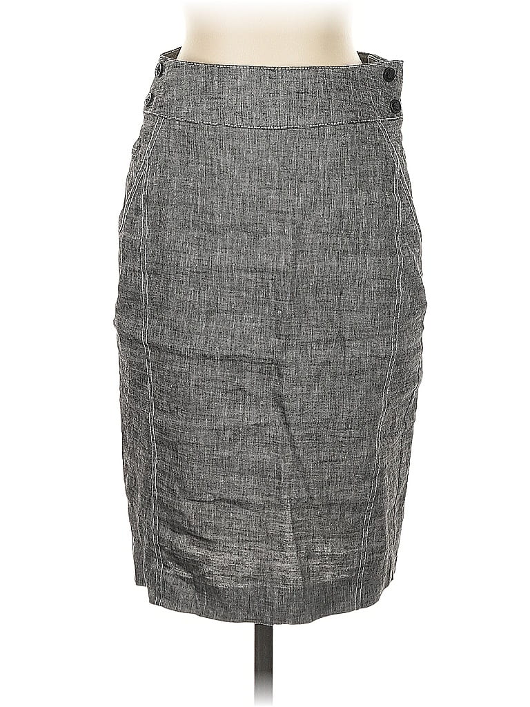 Pre-owned Bebe Casual Skirt In Gray
