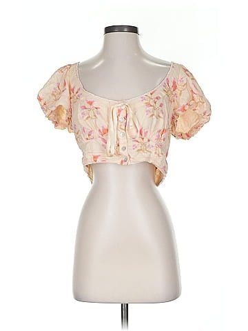 Free People Short Sleeve Blouse (view 1)