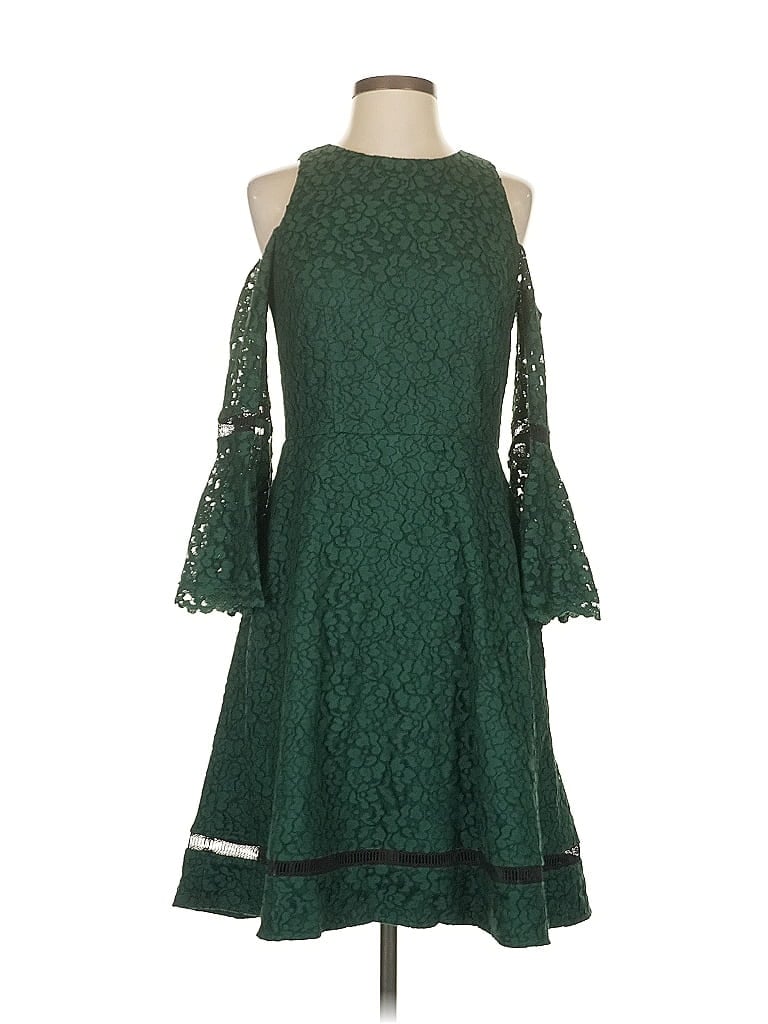 Click to view more detailed imagery on our partner's website Pre-owned Eliza J Cocktail Dress In Green