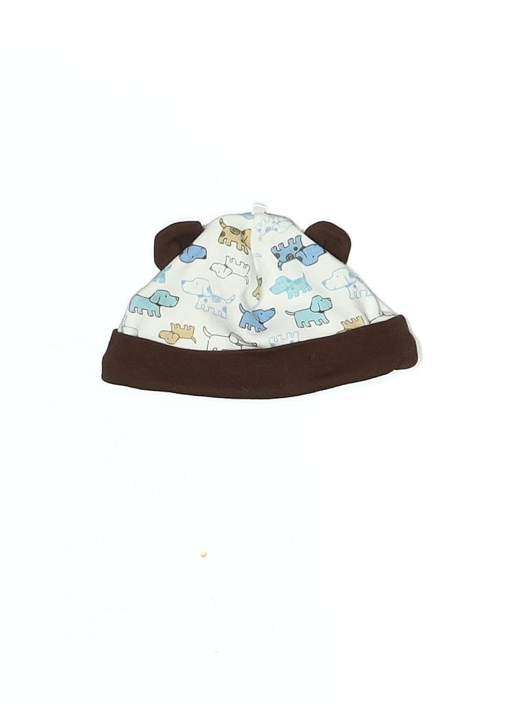 Pre-owned Assorted Brands Babies' Beanie Hat In Brown