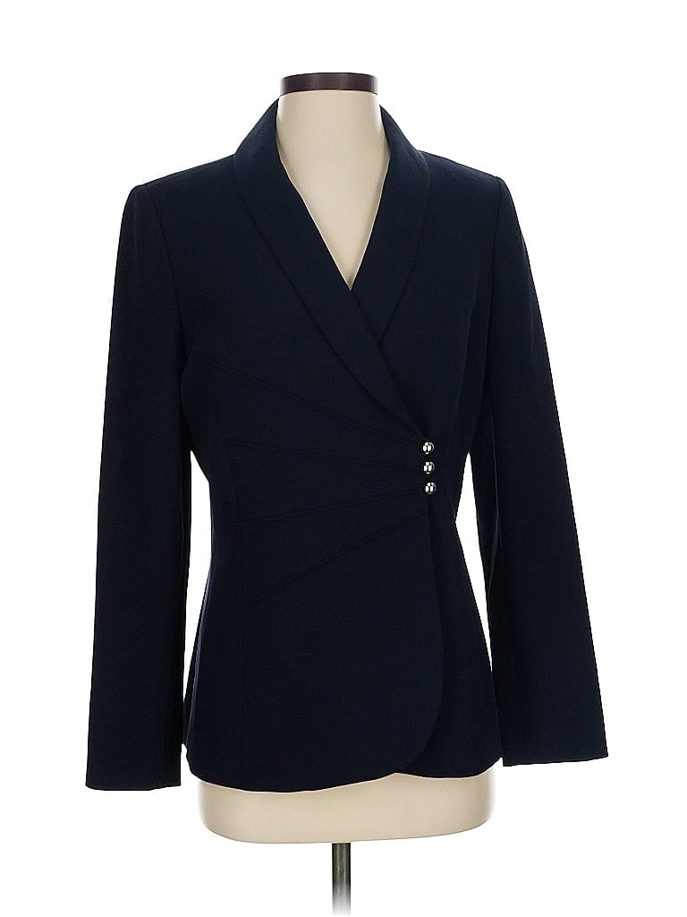 Pre-owned Tahari By Asl Blazer Jacket In Blue