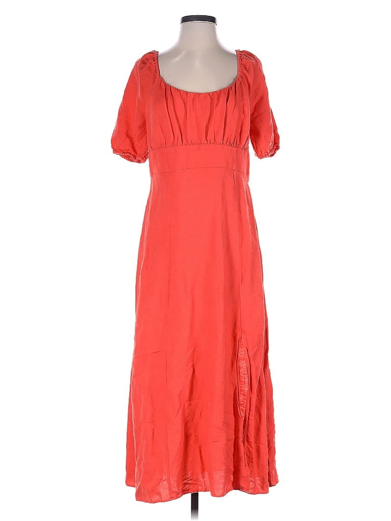 Pre-owned Ann Taylor Loft Casual Dress In Red