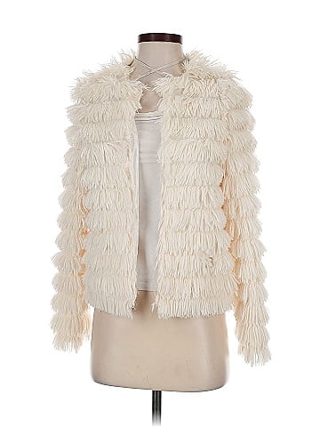 Blue Blush Faux Fur Jacket (view 1)
