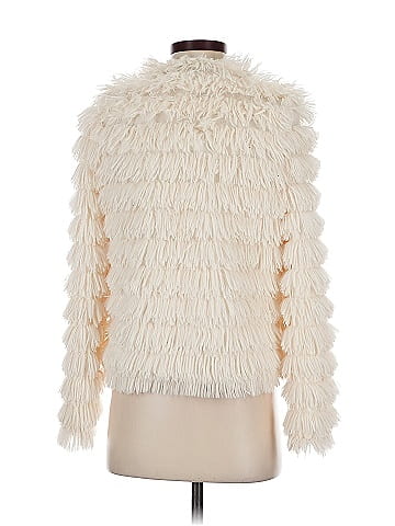 Blue Blush Faux Fur Jacket (view 2)