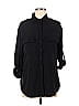 Eight Sixty 100% Polyester Black 3/4 Sleeve Blouse Size M - photo 1