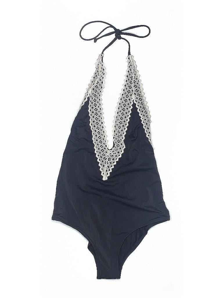 Pre-owned H&m One Piece Swimsuit In Black