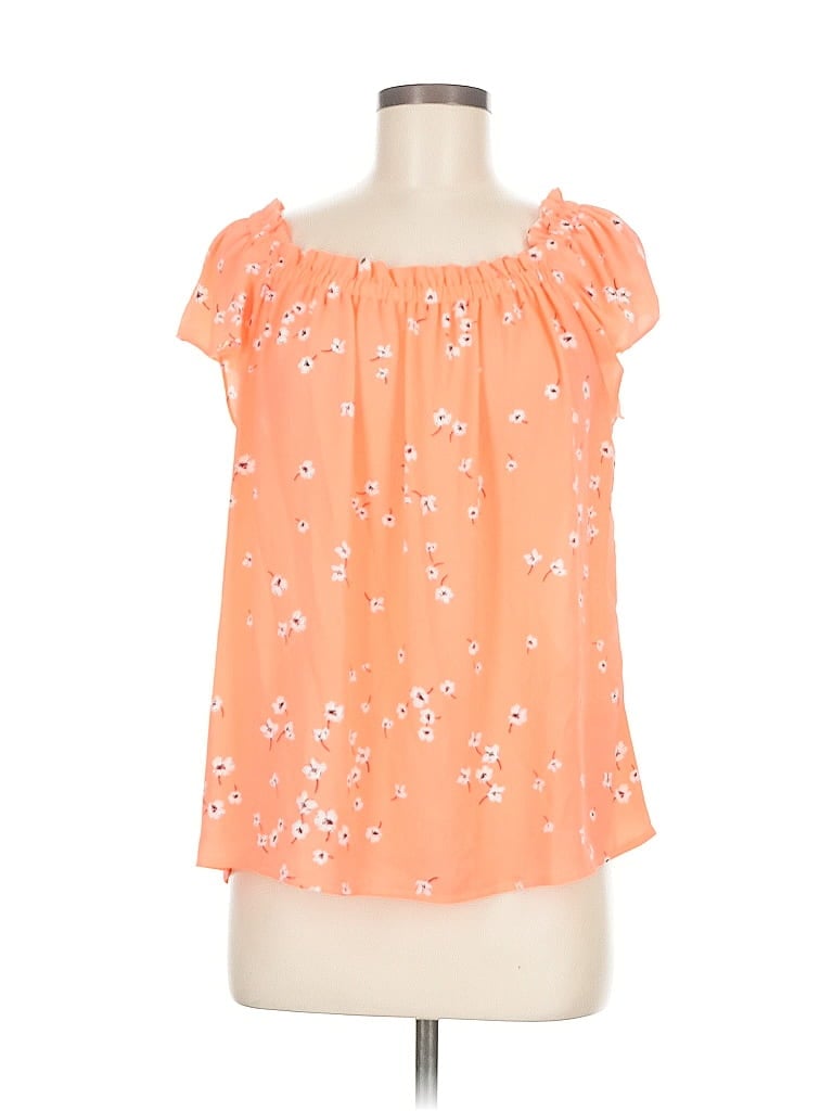 Pre-owned Cece Sleeveless Blouse In Orange