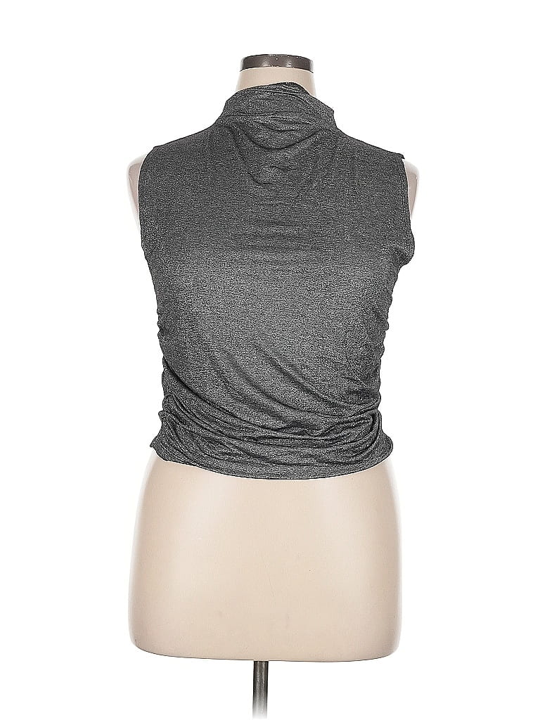 OLD NAVY Pre-owned Sleeveless Top Gray Cowl Neck Tops