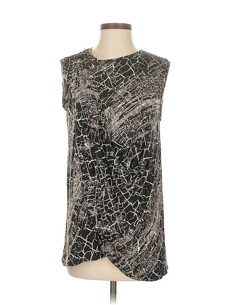 Pre-owned Bcbgmaxazria Sleeveless T-shirt In Black