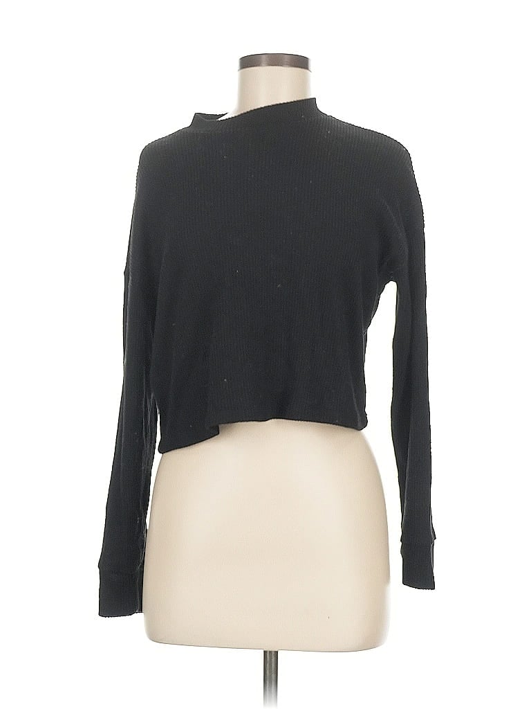 Pre-owned Popular 21 Long Sleeve Turtleneck In Black
