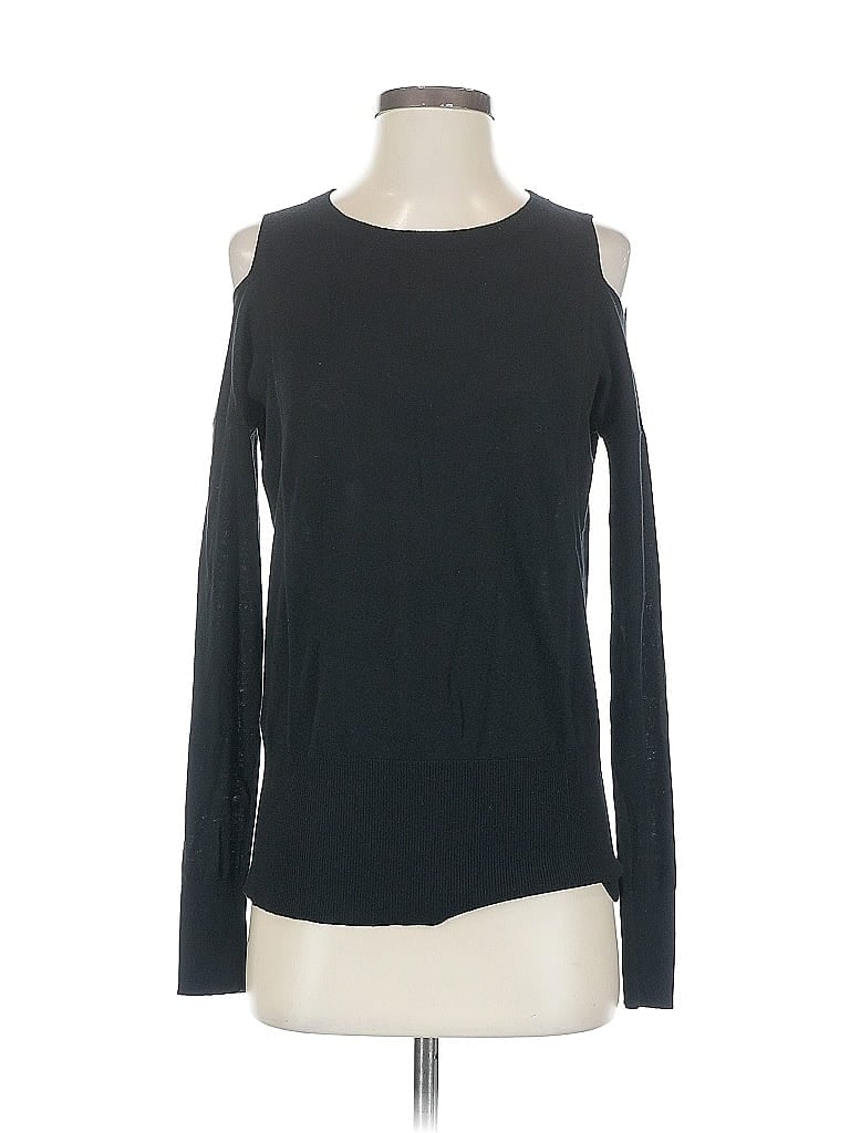 Pre-owned Ann Taylor Loft Long Sleeve T-shirt In Black