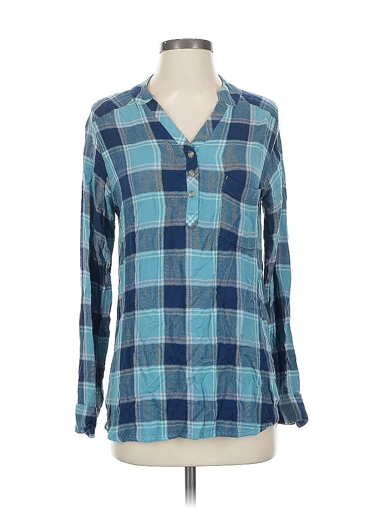 Click to view more detailed imagery on our partner's website Pre-owned Mountain Khakis Long Sleeve Blouse In Blue